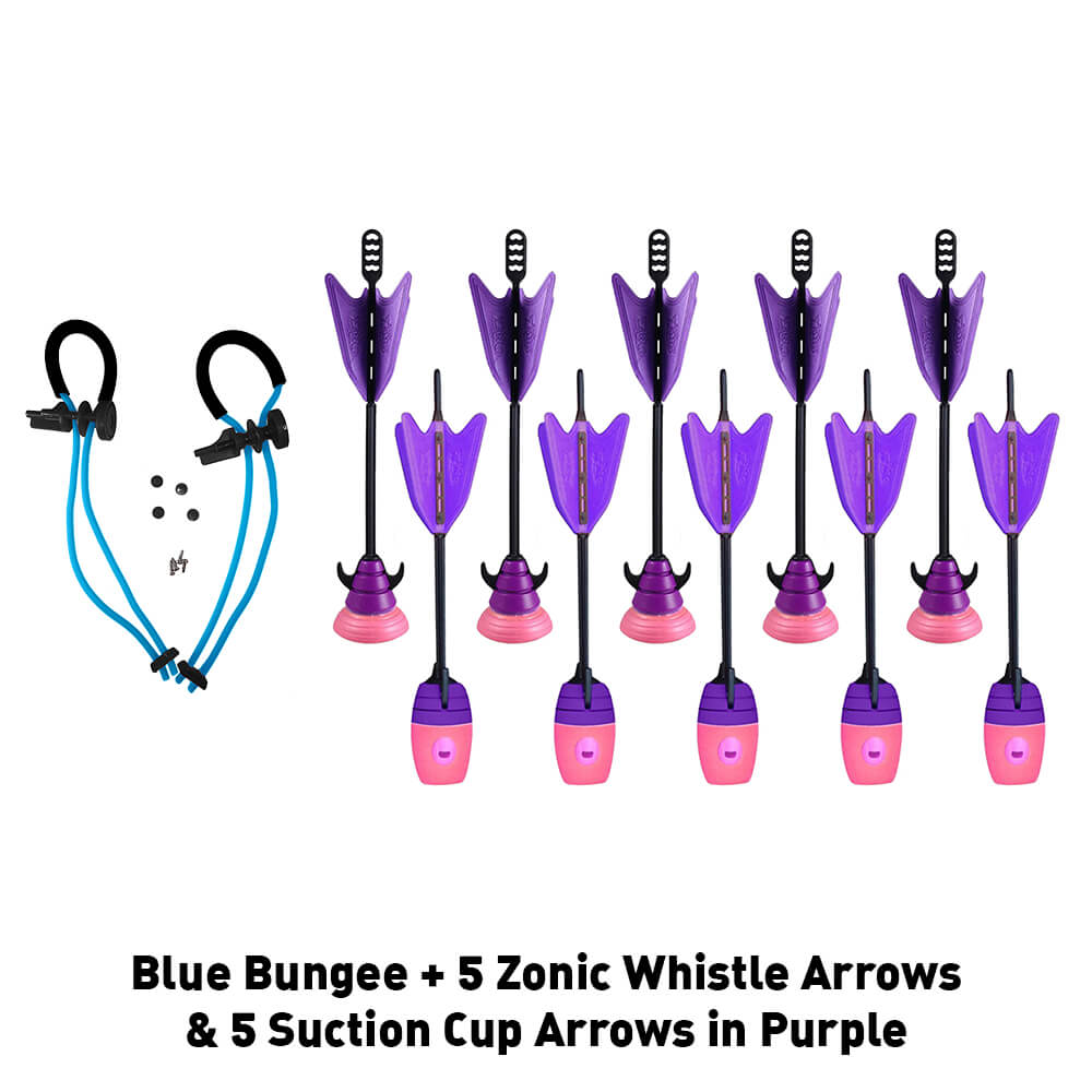 #style_1 Blue Bungee Set & 10 Purple Arrows