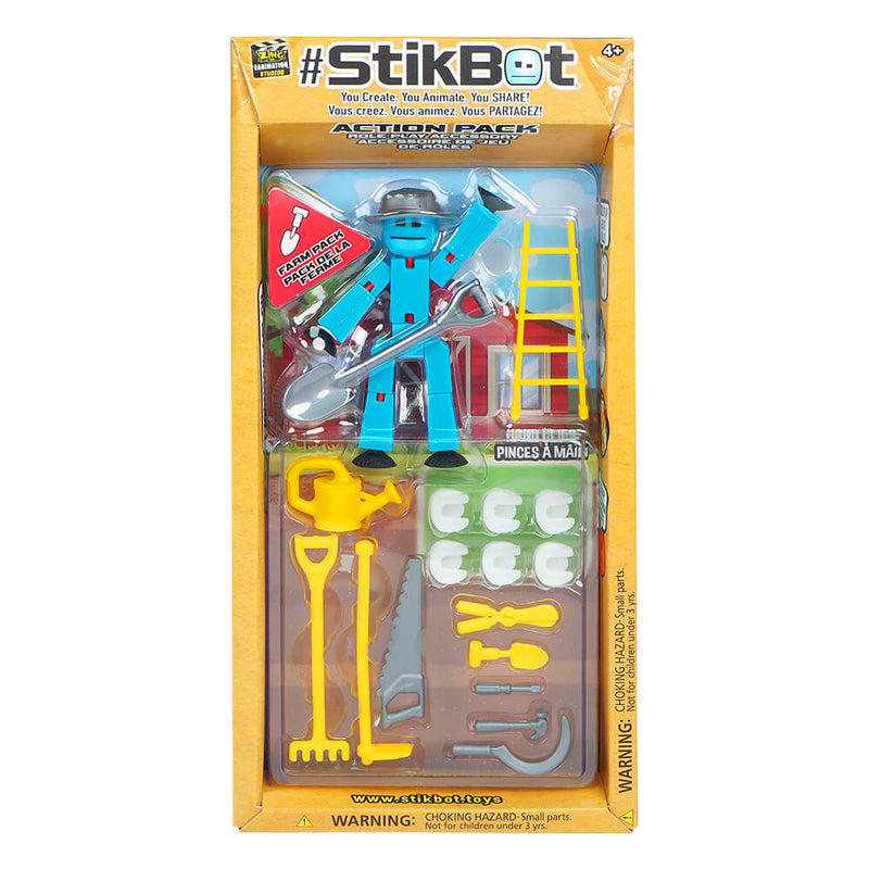 Pack　Stikbot　Zing　Toys　Action　Series